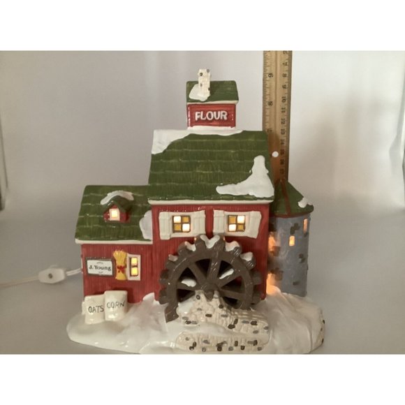 Dept. 56 J. Young's Granary Porcelain House - Picture 12 of 16